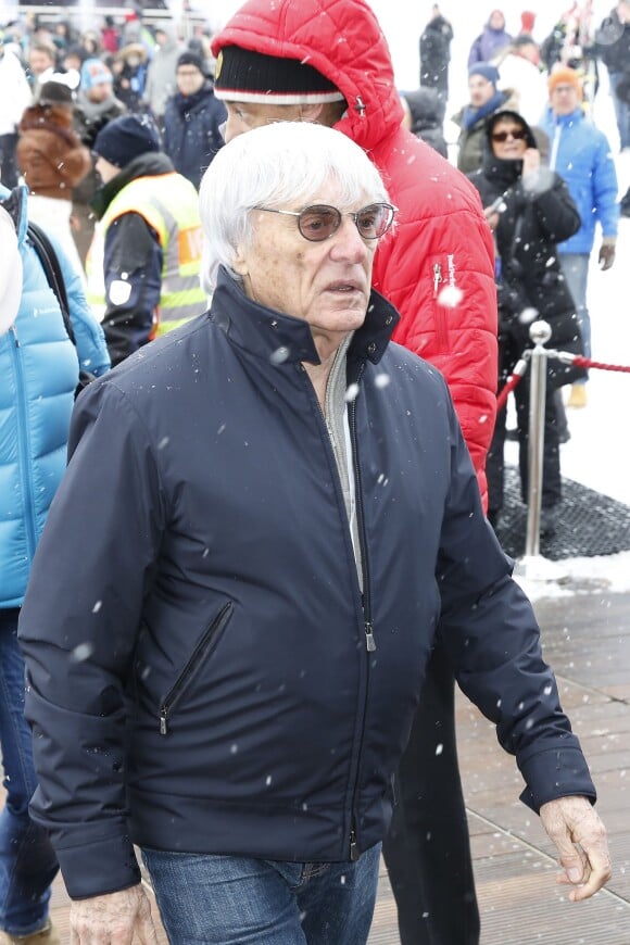 Bernie Ecclestone - People à la "Kitz Charity Race" à Kitzbühel en Autriche le 24 janvier 2015.