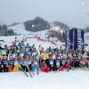 People à la "Kitz Charity Race" à Kitzbühel en Autriche le 24 janvier 2015.