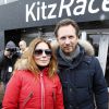 Geri Halliwell et son compagnon Christian Horner - People à la "Kitz Charity Race" à Kitzbuhel en Autriche le 24 janvier 2015.24/01/2015 - Kitzbuhel