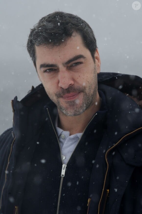 Grégory Levasseur au photocall du jury pour le 22e Festival International du Film Fantastique de Gérardmer, le 29 janvier 2015.