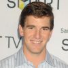 Eli Manning, quarterback des New York Giants, lors d'une soirée Samsung à New York en mars 2013