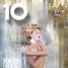 Lily Donaldson habillée de lingerie Victoria's Secret en couverture du nouveau numéro de 10. Photo par Nick Knight.