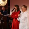 Exclusif - Maître Frédéric Chambre, Mademoiselle Agnès, Hélène Darroze - Gala de la fondation ARC au profit de la recherche contre le cancer du sein à l'hôtel Peninsula à Paris le 9 octobre 2014.