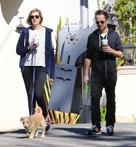 Giovanni Ribisi et sa femme Agyness Deyn à Santa Barbara, le 17 février 2013.