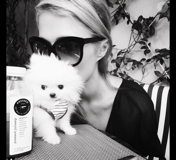 Paris Hilton a ajouté une photo sur son compte Instagram le 1er février 2015 