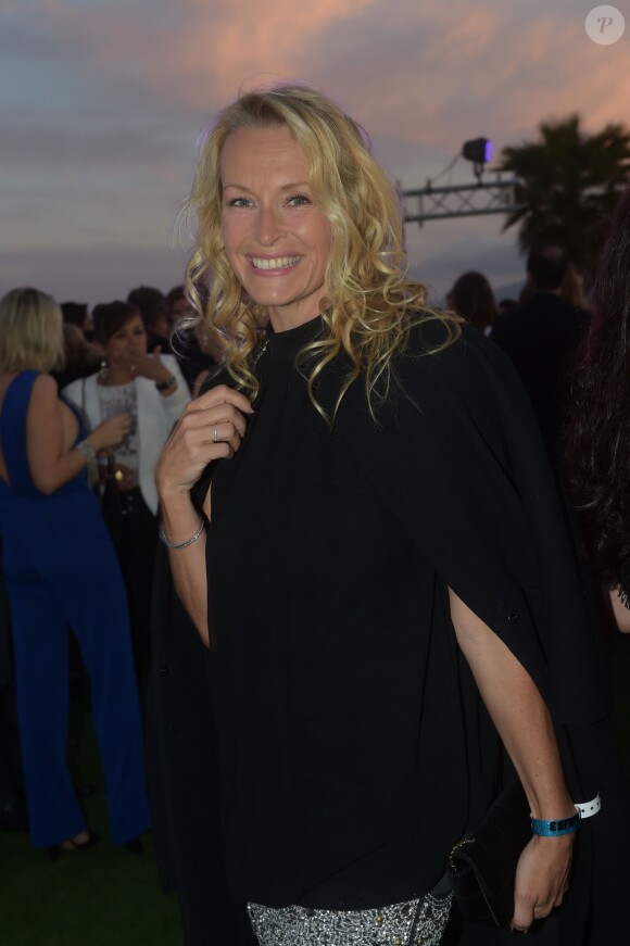Estelle Lefébure au Gotha Club à Cannes. Le 18 mai 2014.
