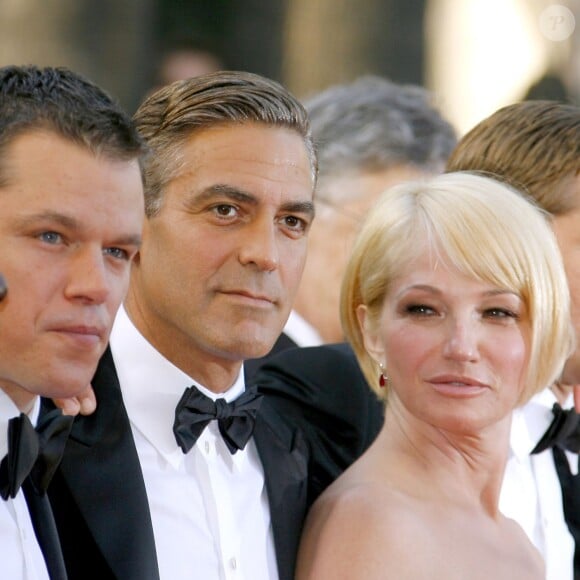 George Clooney et Ellen Barkin à Cannes le 24 mai 2007.