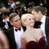 George Clooney et Ellen Barkin à Cannes le 24 mai 2007.