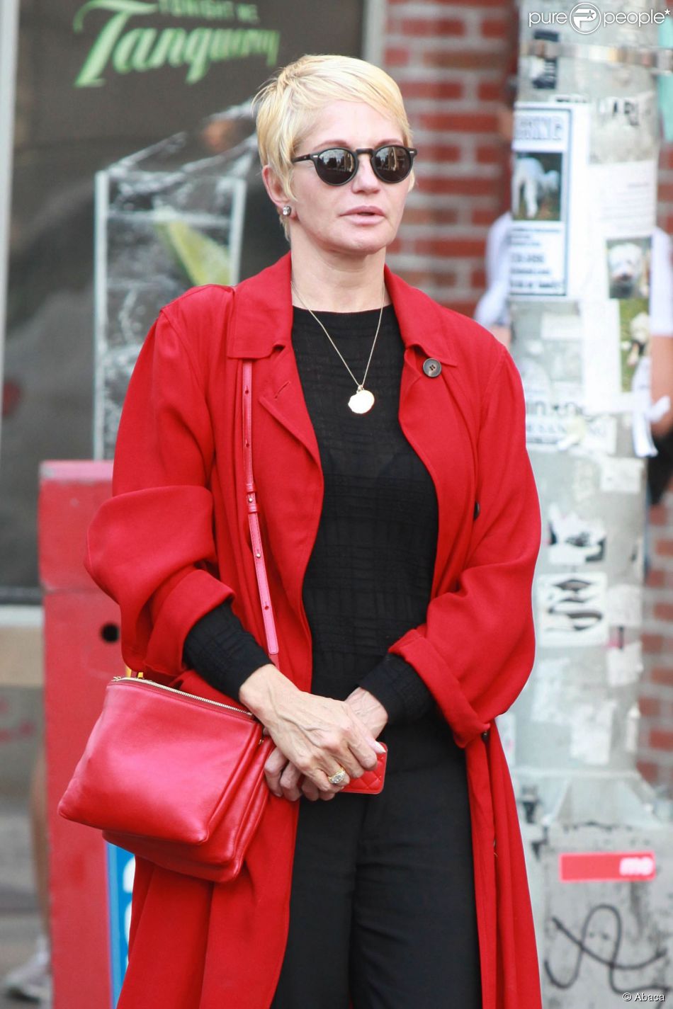 Ellen Barkin à Soho, New York le 17 août 2014.