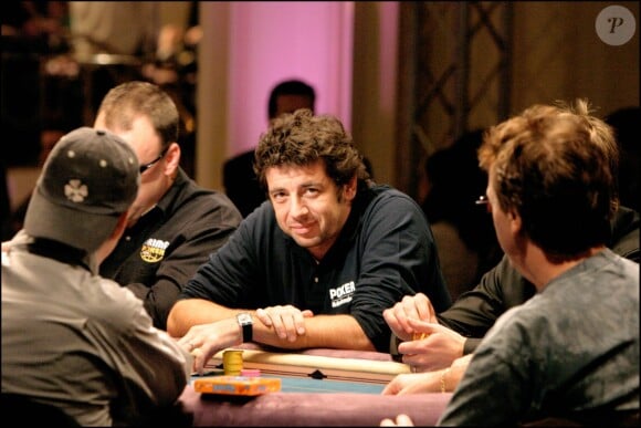 patrick Bruel lors du tournoi de poker de Monaco, le 8 novembre 2004