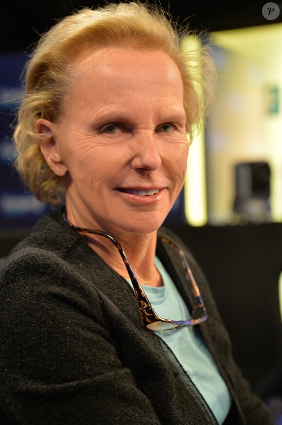 Exclusif - Christine Ockrent participe à la journée spéciale des 60 ans de la radio Europe 1 à Paris, le 4 février 2015.
