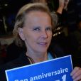 Exclusif - Christine Ockrent participe à la journée spéciale des 60 ans de la radio Europe 1 à Paris, le 4 février 2015.