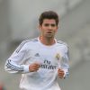 Enzo Zidane, durant le match entre le PSG et le Real Madrid en quart de finale la Youth League le 11 mars 2014 à Paris