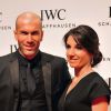 Zinédine Zidane et Véronique lors de la soirée IWC Schaffhausen Race Night à l'occasion du salon international de la Haute Horlogerie (SIHH) 2013 à Genève en Suisse le 22 Janvier 2013
