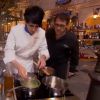 La ratatouille d'Olivier sauvée par Michel Sarran. 3e épisode de Top Chef 2015. Lundi 9 février 2015 sur M6.