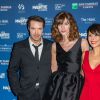 Nicolas Bedos, Doria Tillier et Tania Garbarski lors de la 5e de la cérémonie des Magritte du cinéma belge à Bruxelles le 7 février 2015
