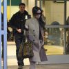 Victoria Beckham arrive à l'aéroport JFK de New York, le 9 février 2015.