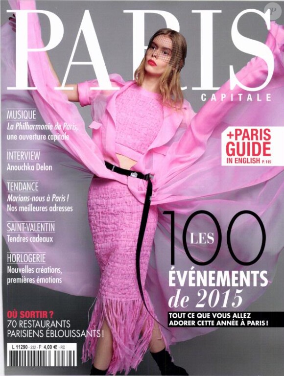 Couverture du numéro de Février du magazine Paris Capitale.