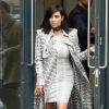Kim Kardashian quitte son appartement à New York. Le 10 février 2015.