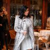 Kim Kardashian quitte le restaurant Cipriani à SoHo. New York, le 10 février 2015.