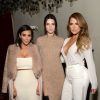 Kim Kardashian, Kendall Jenner et Khloé Kardashian assistent à la soirée de lancement de l'agence Command Entertainment Group. New York, le 10 février 2015.