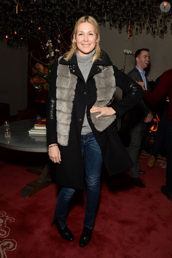 Kelly Rutherford assiste à la soirée de lancement de l'agence Command Entertainment Group. New York, le 10 février 2015.