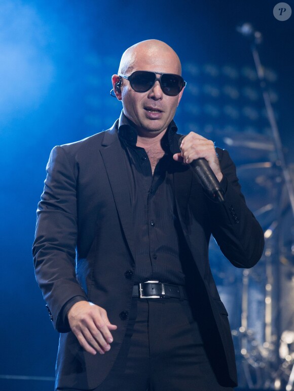 Pitbull en concert au festival Fusion à Birmingham le 31 août 2014 