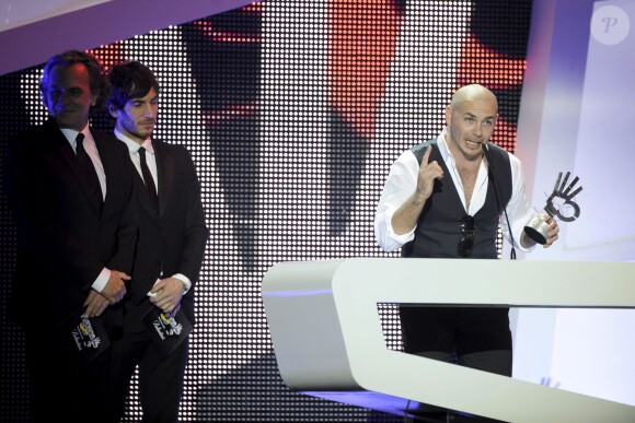 Pitbull lors de la Ceremonie des '40 Principales awards' a Madrid en Espagne le 24 Janvier 2013. 