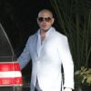 Exclusif - Le rappeur Pitbull quitte son hotel a Beverly Hills, le 3 decembre 2012.  