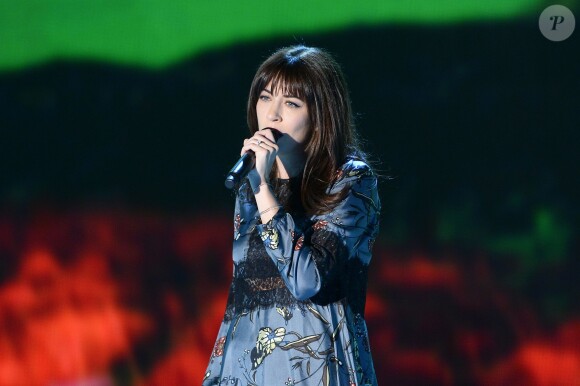 Nolwenn Leroy - Enregistrement de l'émission "Vivement Dimanche" à Paris le 11 Fevrier 2015. L'émission sera diffusée le 15 Fevrier.