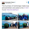 Le compte Twitter Kensington Royal a documenté le déplacement de Kate Middleton, duchesse de Cambridge, enceinte de 7 mois, le 12 février 2015 à Portsmouth pour soutenir la campagne de Sir Ben Ainslie pour la 35e Coupe de l'America (2017) ainsi que le 1851 Trust, association qui vise à attirer les jeunes vers la pratique de la voile.