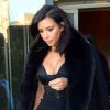 Kim Kardashian à la sortie de son hôtel à New York le 11 février 2015  
