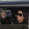 Kim Kardashian à New York le 11 février 2015  
