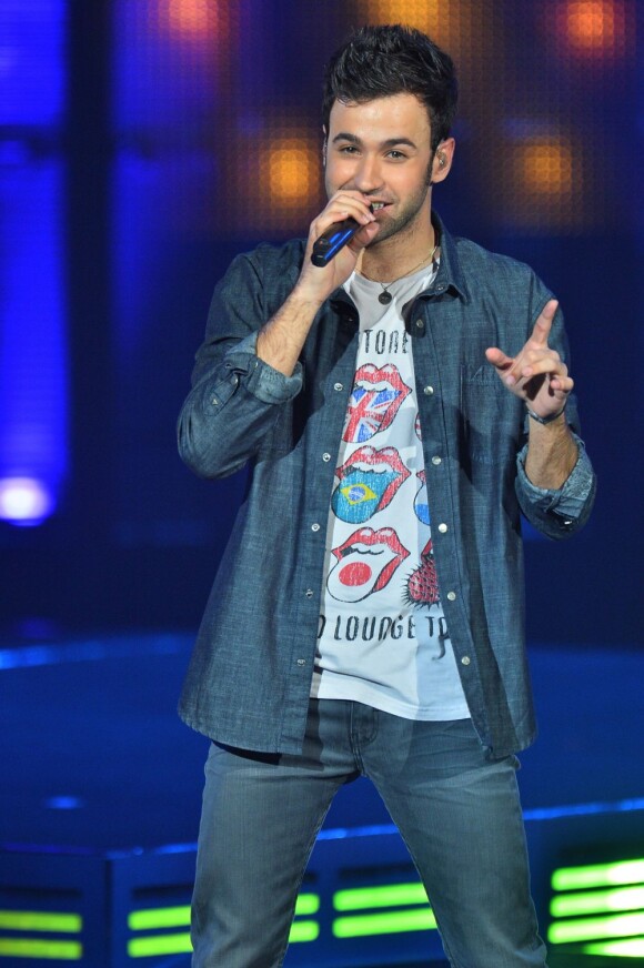 Anthony Touma lors du Voice Tour 2013 au Palais Nikaia à Nice, le 3 juillet 2013