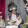 Exclusif - Zucchero et sa jolie compagne Francesca Mozer - Ballet du Doge "Cupidon au pays des merveilles" à l'occasion du Carnaval de Venise le 14 février 2015.