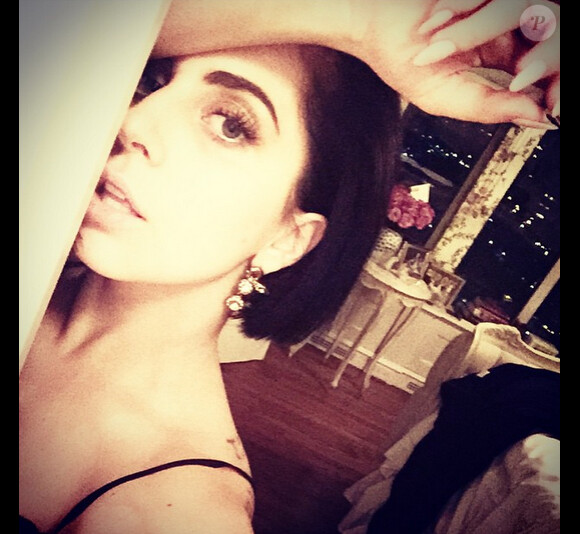 Lady Gaga a ajouté une photo sur son compte Instagram, le 13 février 2015.