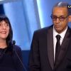 Sylvie Pialat et le réalisateur Abderrahmane Sissako pour le César 2015 du meilleur film pour Timbuktu.