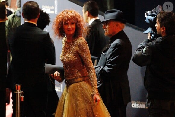 Sabine Azéma arrive à la 40e cérémonie des César au théâtre du Châtelet à Paris, le 20 février 2015