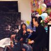 Rihanna célèbre ses 27 ans, le 20 février 2015 : ici avec ses meilleures amies Melissa Forde, Alex Sonita et Leelee Boo