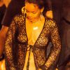 Exclusif - La chanteuse Rihanna se rend à une soirée sur un yacht à Saint-Barthélémy, le 29 décembre 2014.