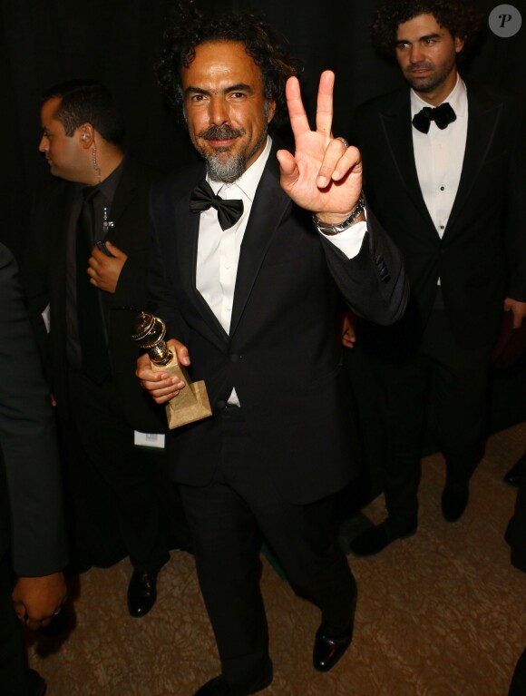 Alejandro Gonzalez Inarritu - Pressroom lors de la 72ème cérémonie annuelle des Golden Globe Awards à Beverly Hills, le 11 janvier 2015.