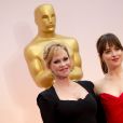  Melanie Griffith et sa fille Dakota Johnson - 87e c&eacute;r&eacute;monie des Oscars &agrave; Hollywood, le 22 f&eacute;vrier 2015. 