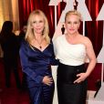  Rosanna Arquette et Patricia Arquette - 87e c&eacute;r&eacute;monie des Oscars &agrave; Hollywood, le 22 f&eacute;vrier 2015. 