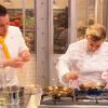 Guerre des chefs et épreuve de la boite noire dans Top Chef 2015, ce lundi 23 février 2015, sur M6 - ici, Hélène Darroze et Christophe