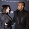 Kim Kardashian et Kanye West assistent aux BET Honors au Warner Theatre. Washington, le 24 janvier 2015.