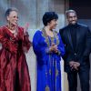 Dr. Johnetta Betsch, Phiylicia Rashad, Kanye West et Usher, honorés lors des BET Honors au Warner Theatre. Washington, le 24 janvier 2015.