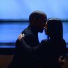 Kim Kardashian et Kanye West assistent aux BET Honors au Warner Theatre. Washington, le 24 janvier 2015.
