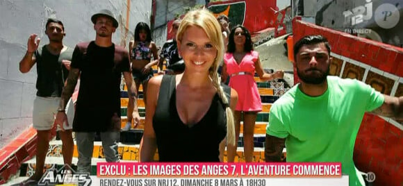 Amélie Neten entourée des autres Anges - Bande-annonce des Anges 7. L'émission le Mag sur NRJ12 a dévoilé les trois premières minutes du programme.