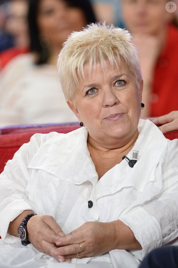 Mimie Mathy - Enregistrement de l'émission Vivement Dimanche à Paris le 25 février 2015. L'émission sera diffusée le 3 mars sur France 2. Invité principal Michel Fugain.