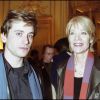Thomas Dutronc et Françoise Hardy au concert d'Henri Salvador à l'Olympia de Paris, le 24 février 2001.